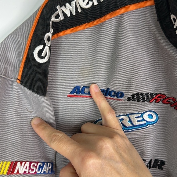 Vintage Chase Authentics Kevin Harvick Goodwrench NASCAR Jacket Large - Picture 10 of 12